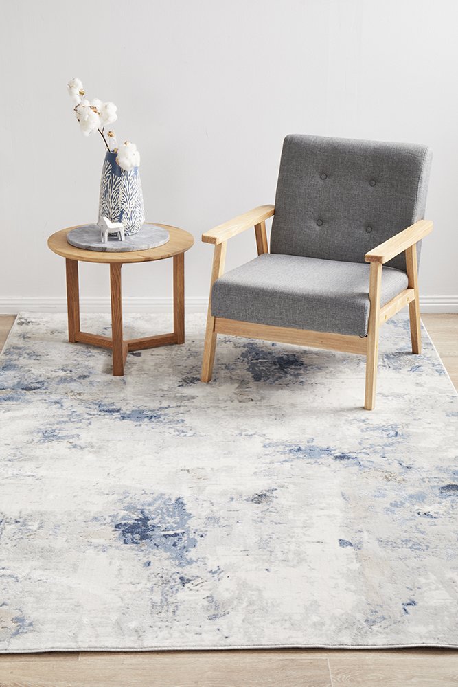 Belport Contemporary Rug Blue