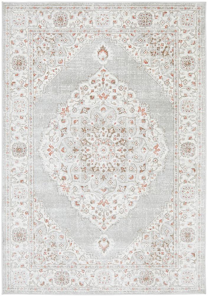 Manhattan Transitional Rug Rose