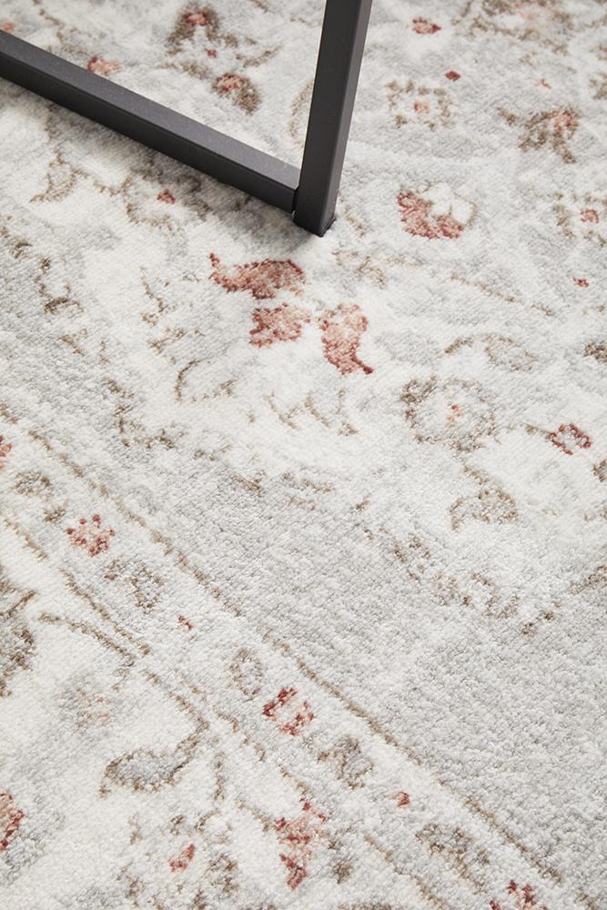 Manhattan Transitional Rug Rose