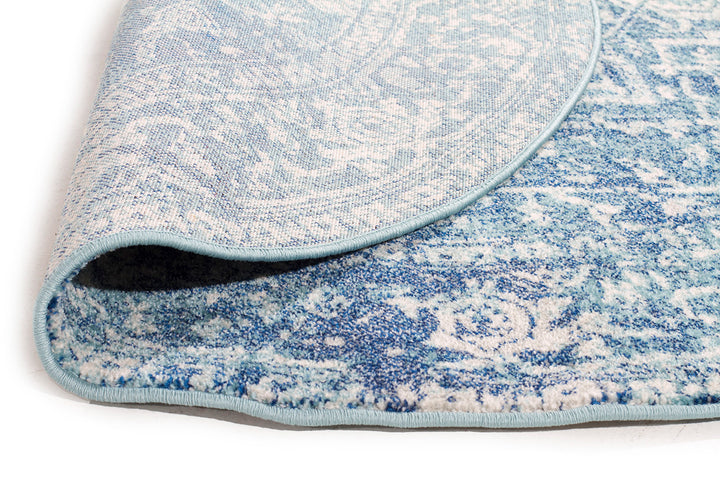 Muse Blue Transitional Rug