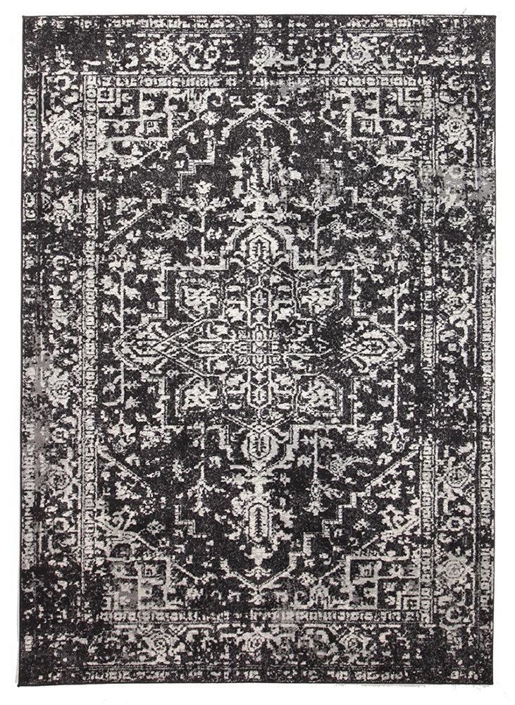 Scape Charcoal Transitional Rug