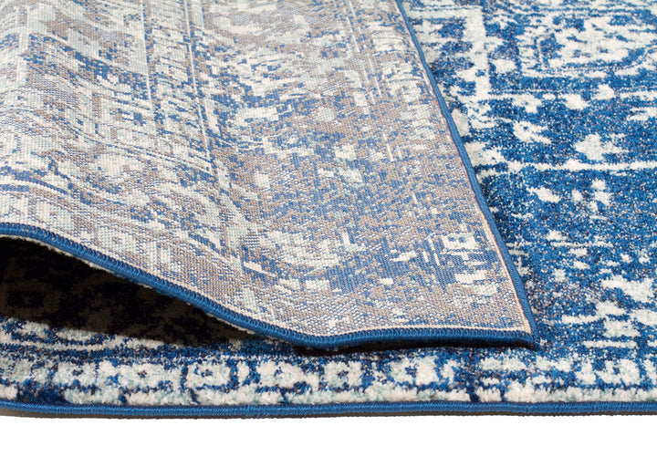 Contrast Navy Transitional Rug