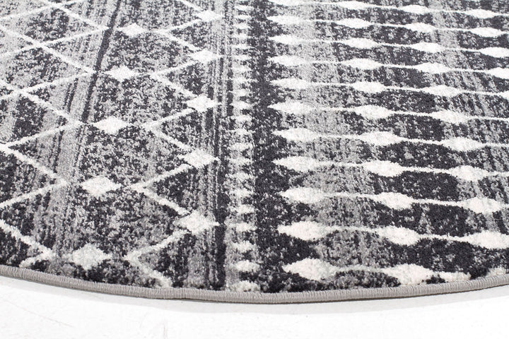 Simplicity Black Transitional Rug