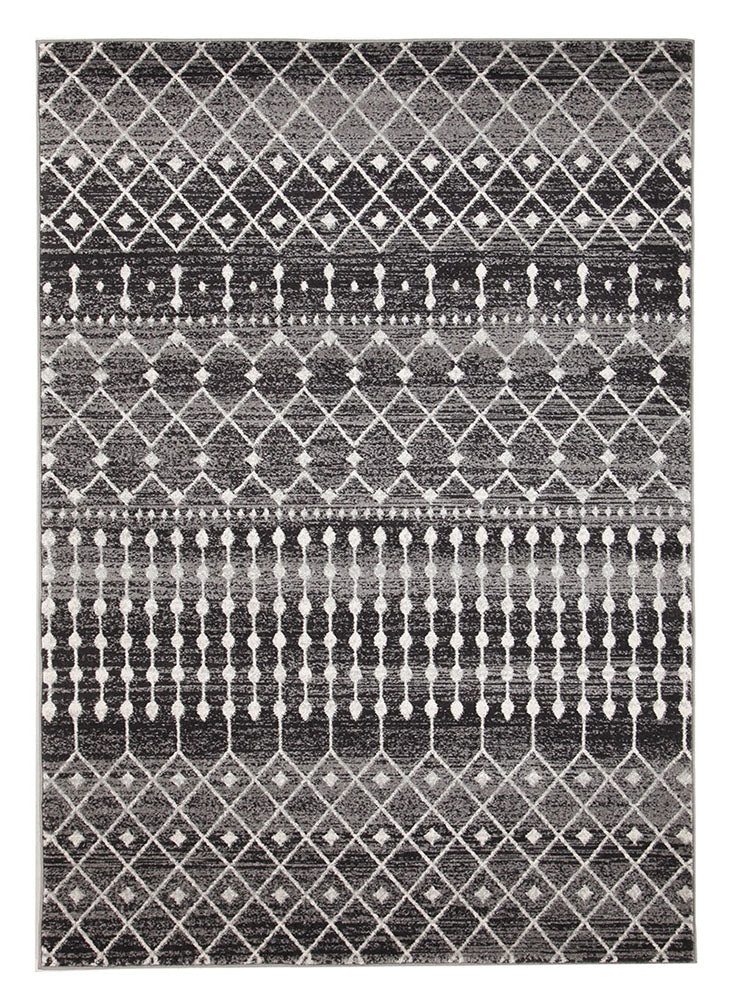 Simplicity Black Transitional Rug