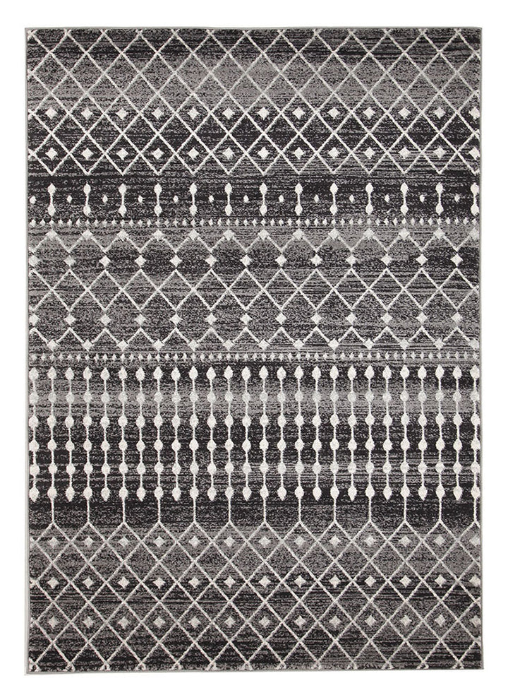 Simplicity Black Transitional Rug