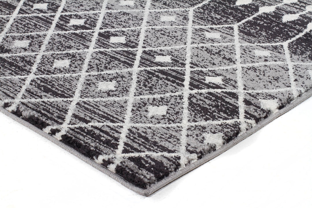 Simplicity Black Transitional Rug