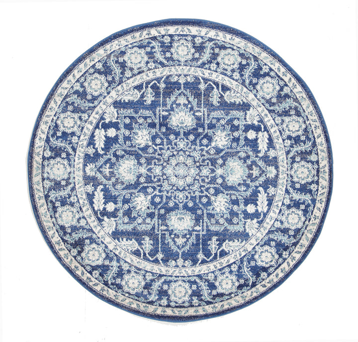 Release Blue Transitional Rug