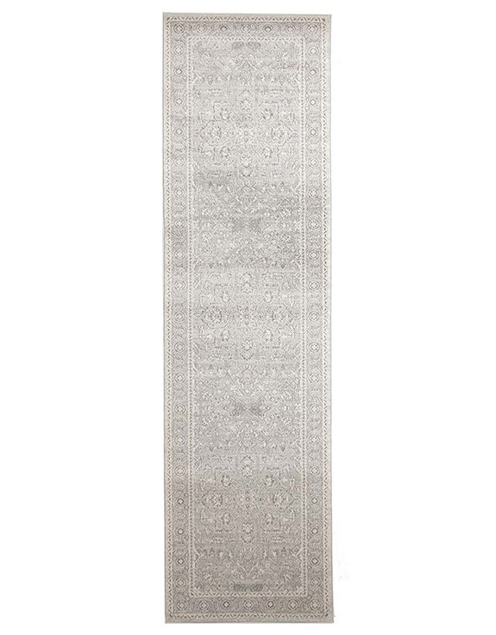 Silver Flower Transitional Rug