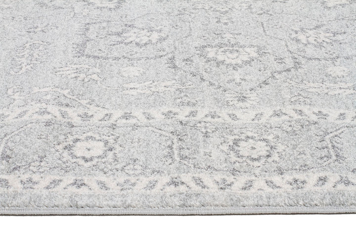 Silver Flower Transitional Rug