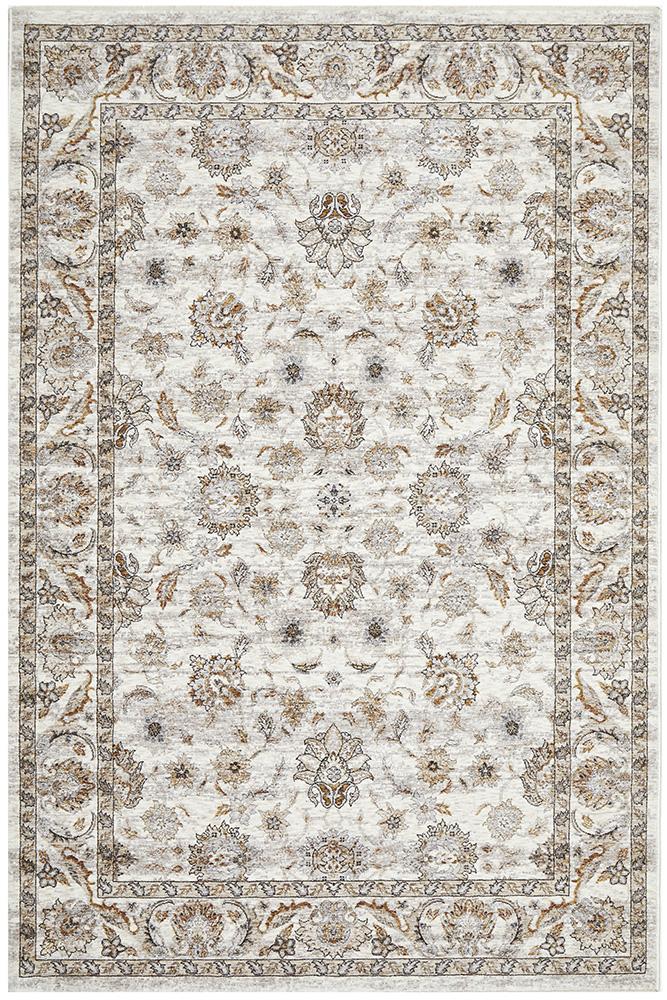 Charming Motif Bone Rug