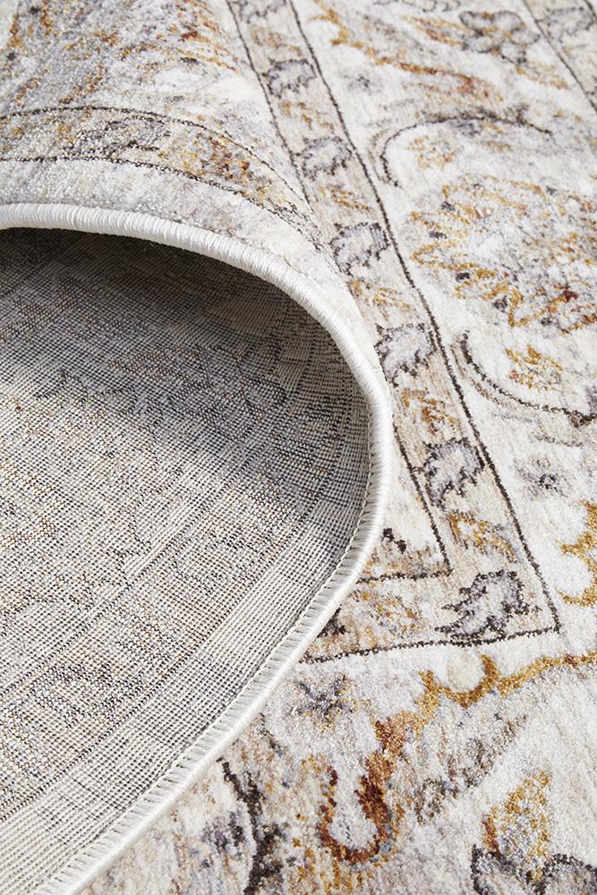 Charming Motif Bone Rug