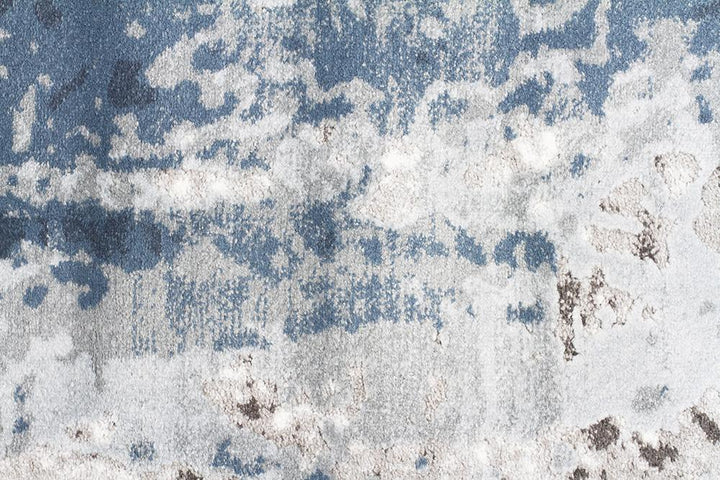 Roxana Distressed Timeless Rug Blue Grey White