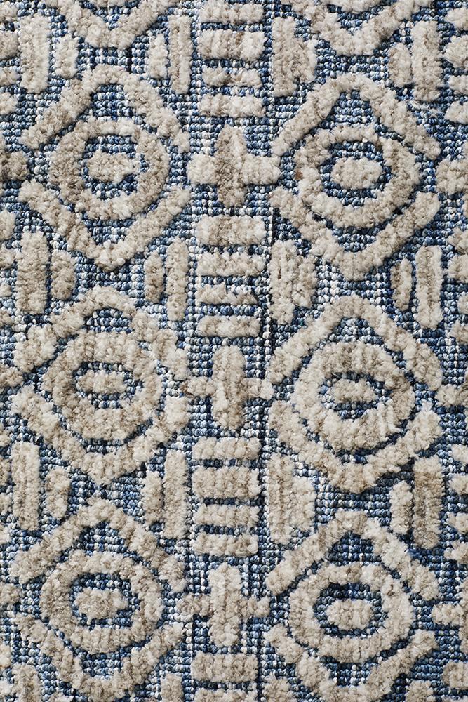 Miriam Navy Grey Rug