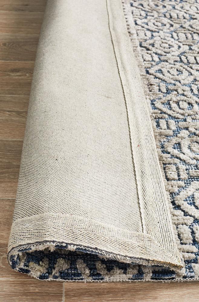 Miriam Navy Grey Rug