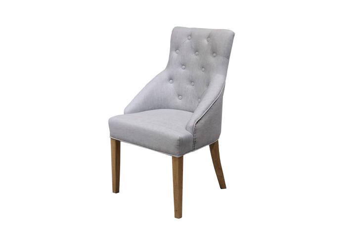 Leopold Upholstered Linen Dining Chair