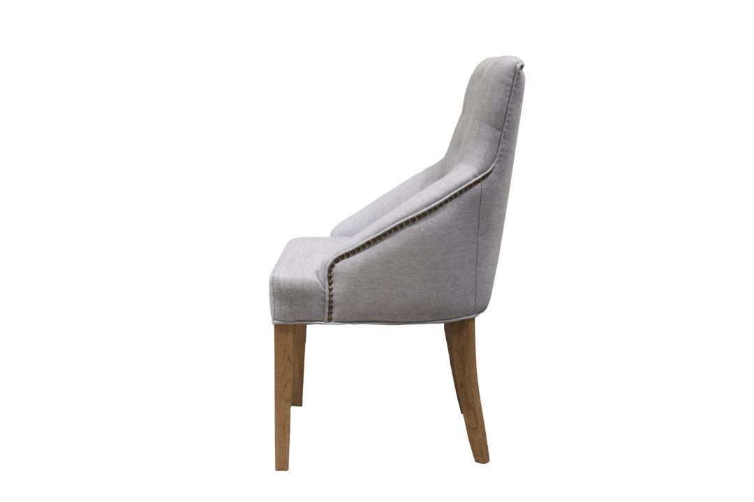 Leopold Upholstered Linen Dining Chair