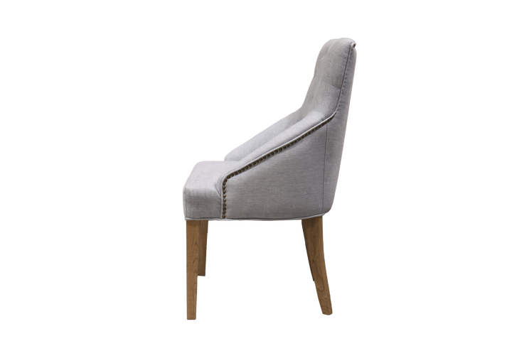 Leopold Upholstered Linen Dining Chair