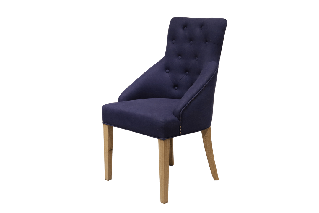 Leopold Upholstered Linen Dining Chair