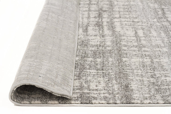 Ashley Abstract Modern Silver Grey Rug