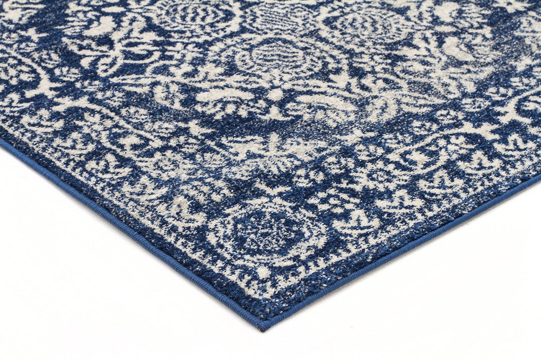 Gwyneth Stunning Transitional Navy Rug