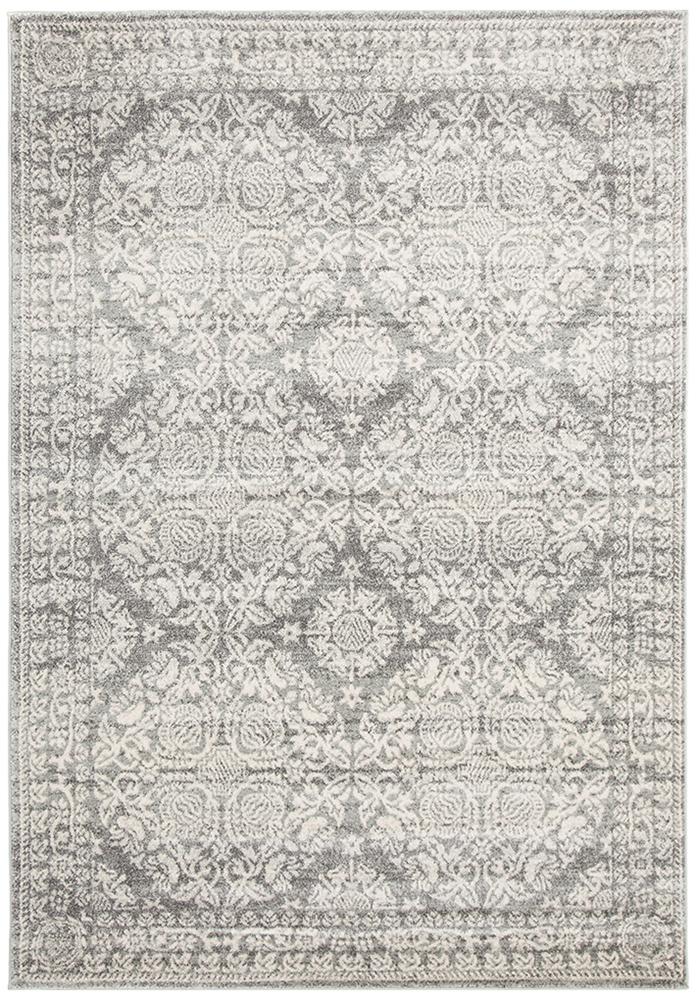 Gwyneth Stunning Transitional Silver Rug