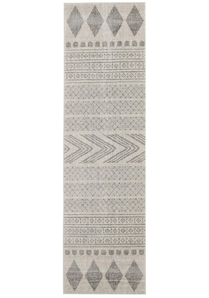 Adani Modern Tribal Design Grey Rug