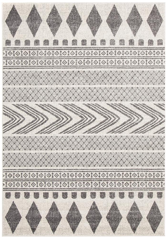 Adani Modern Tribal Design Grey Rug