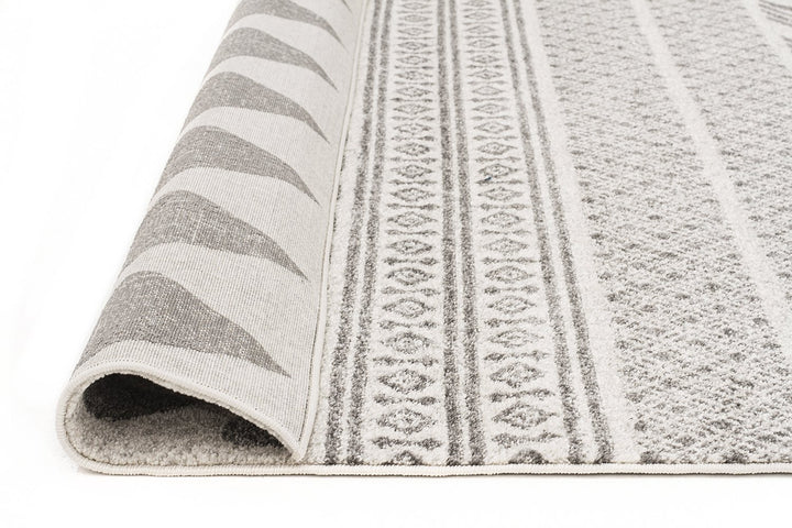 Adani Modern Tribal Design Grey Rug