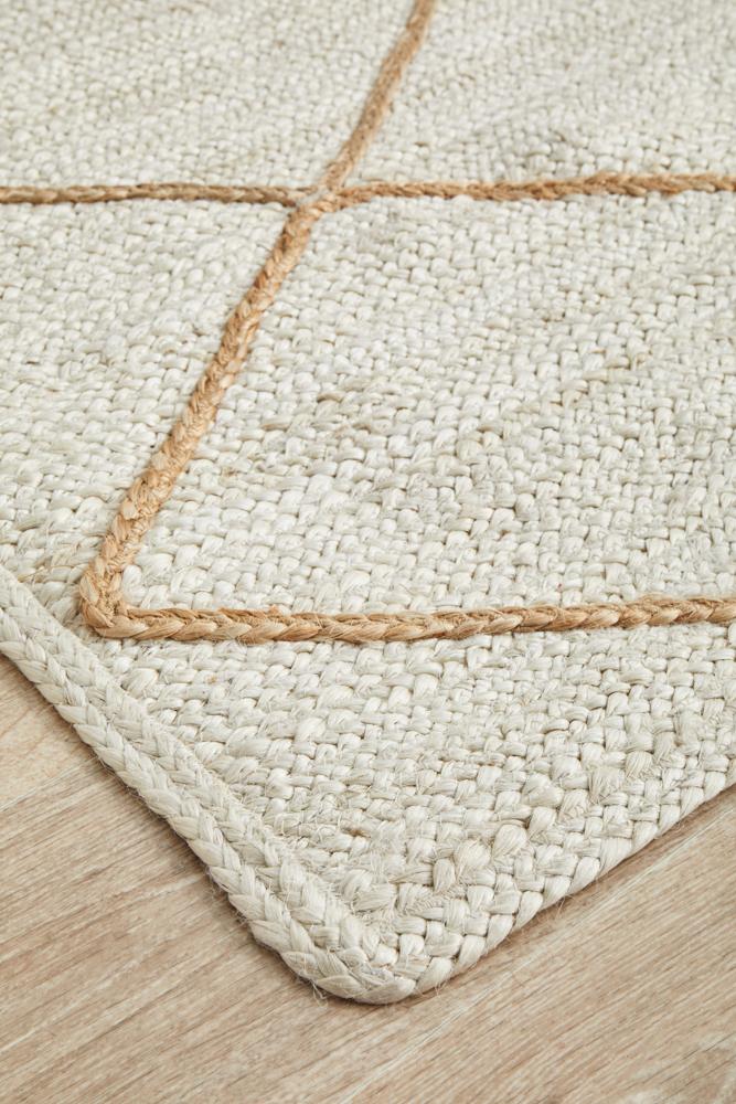 Noosa White Runner Rug