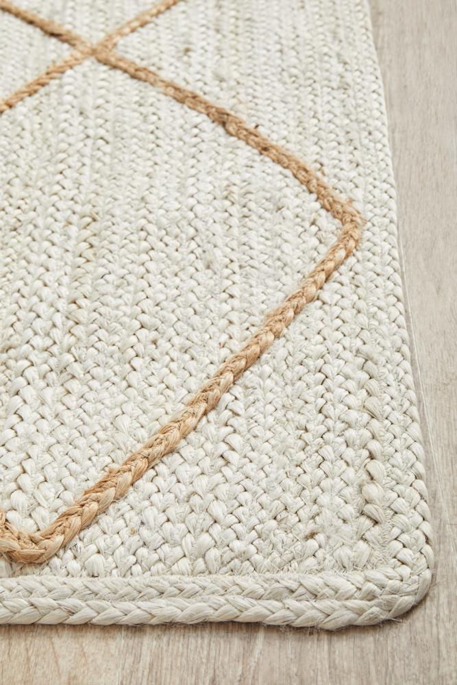 Noosa White Runner Rug