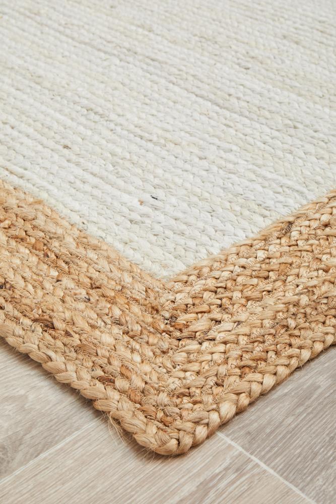 Noosa White Natural Rug