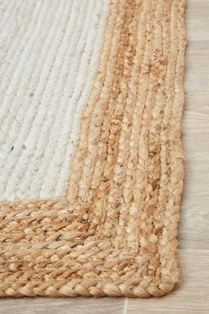 Noosa White Natural Rug