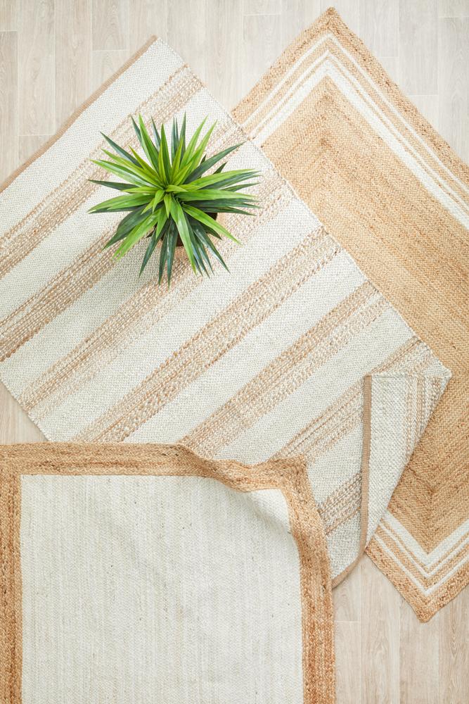 Noosa Natural Diamond Weave Rug