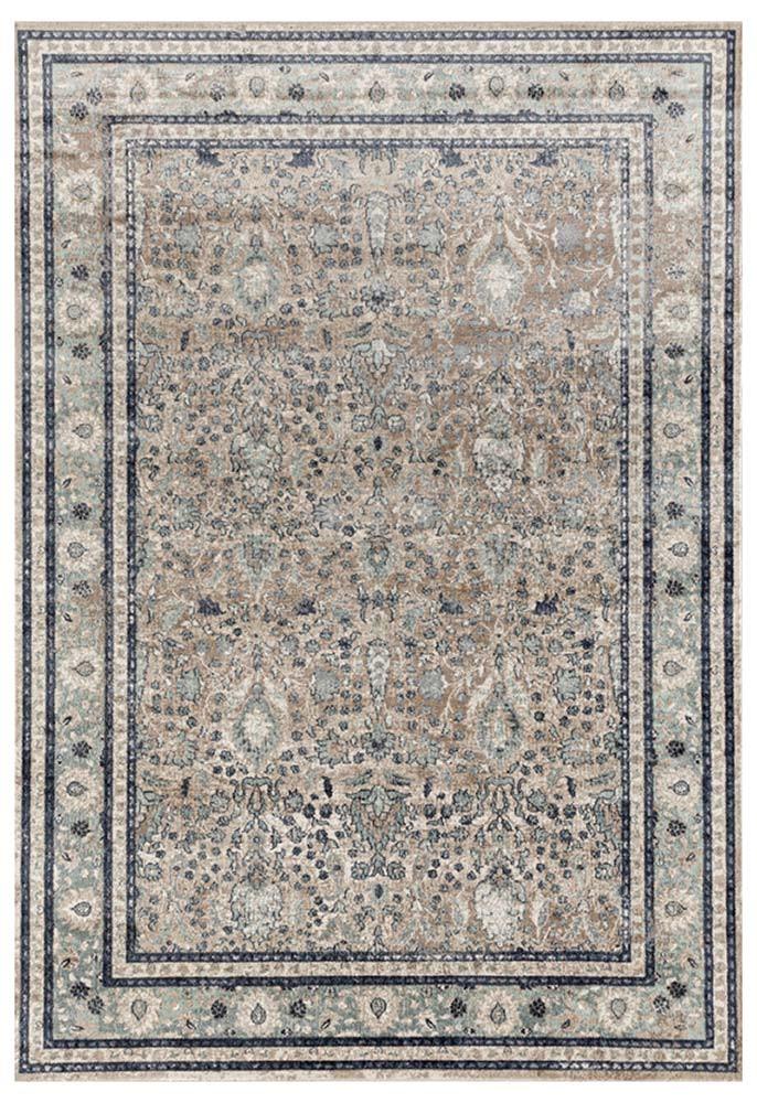 Esquire Rim Traditional Beige Rug