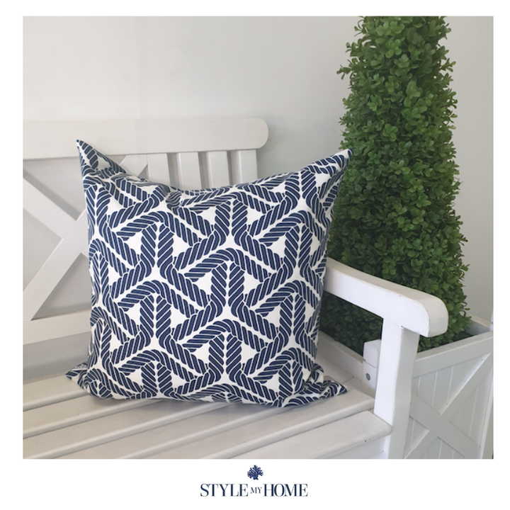 Navy Topsail Outdoor Luxury Cushion Preorder