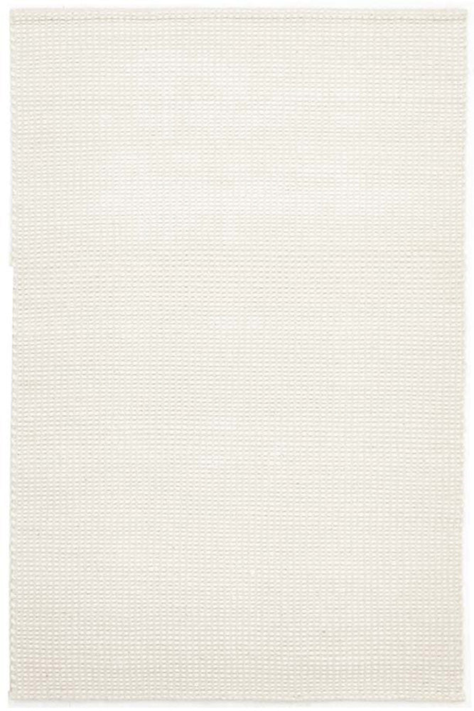 Carlos Felted Wool Rug White Natural