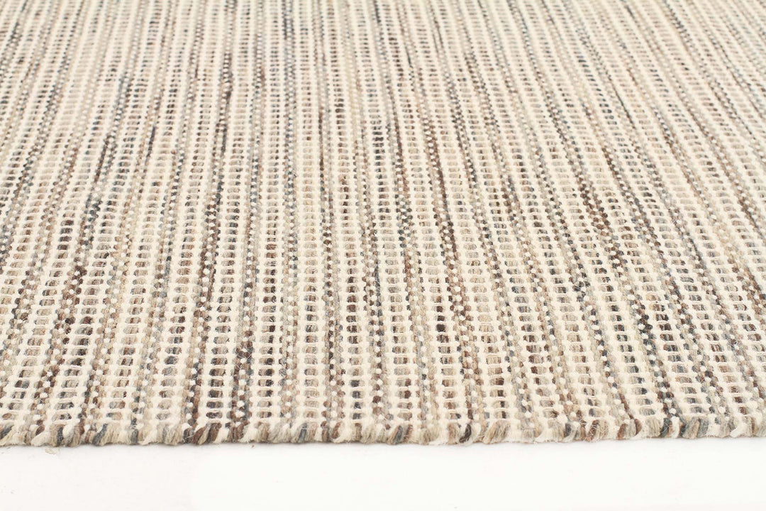 Madras Natural Flat Weave Rug