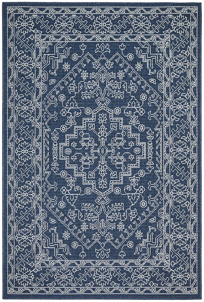 Motif Navy Rug