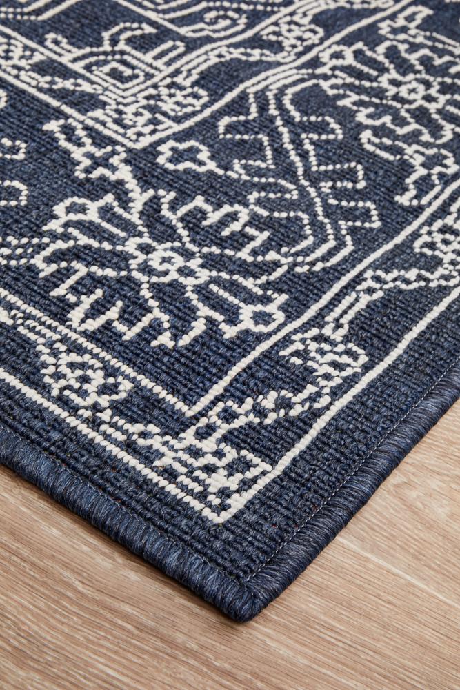 Motif Navy Rug