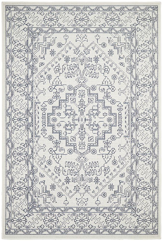 Motif White Rug