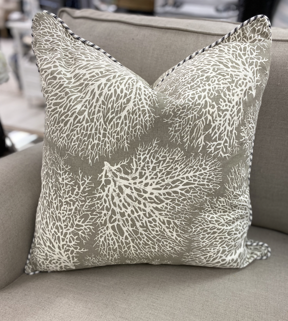 Sea Fan Coral Luxury Cushion