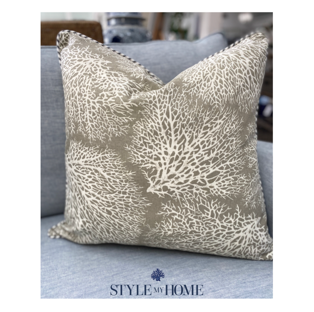 Sea Fan Coral Luxury Cushion