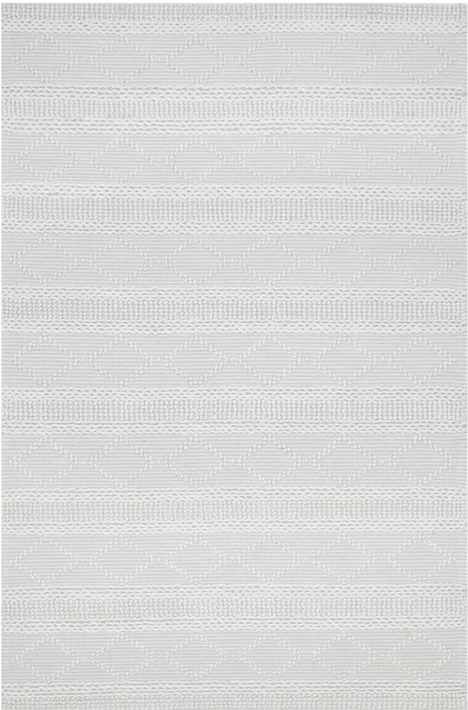 Zoe Wool Rug In White