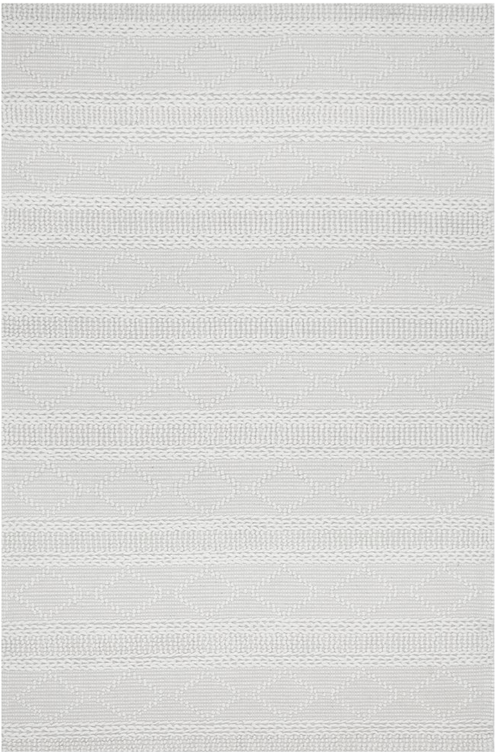 Zoe Wool Rug In White