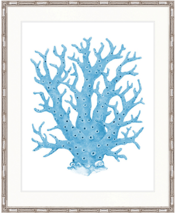 Coral Splendour Pale Blue Xiii