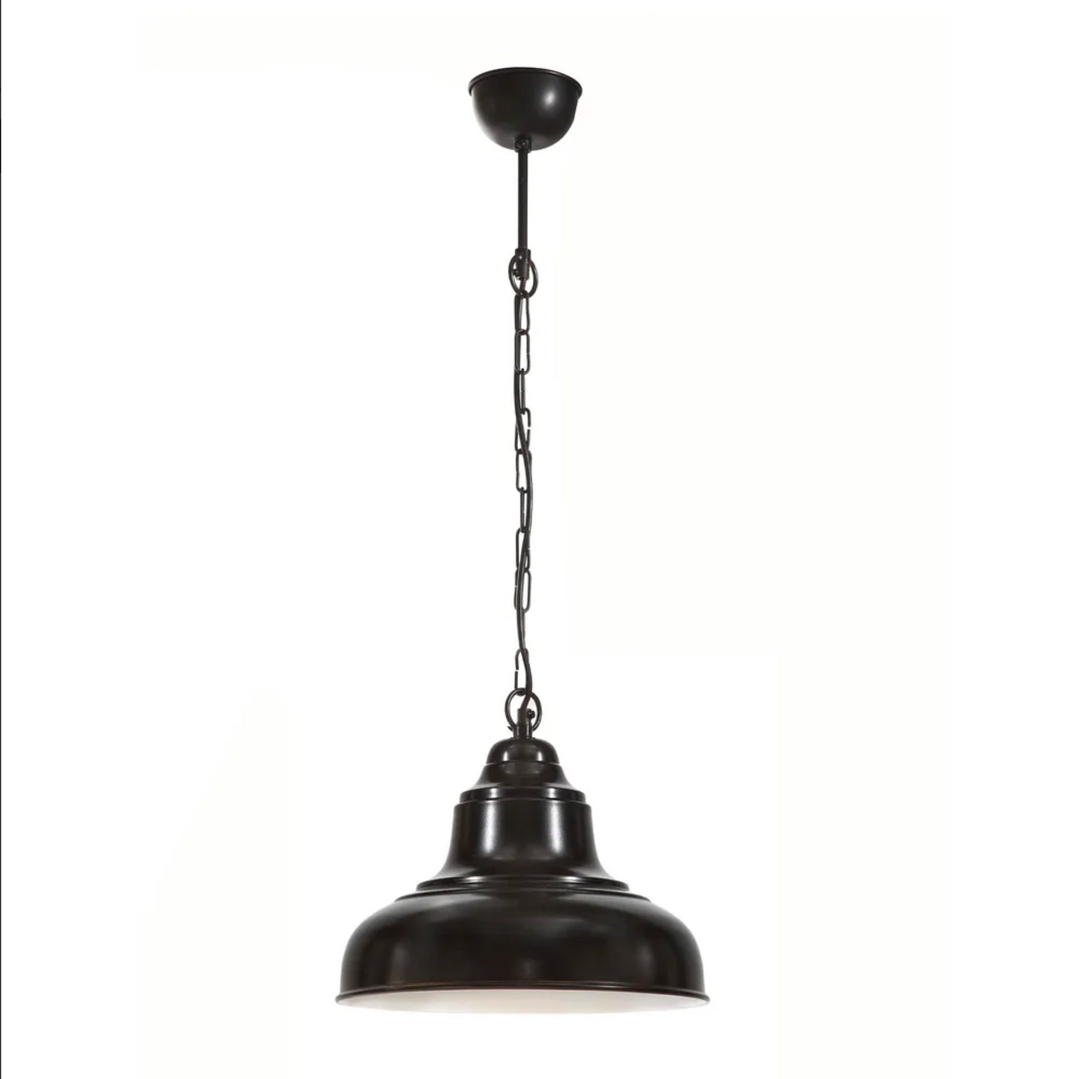 Brasserie Ceiling Pendant Small Black