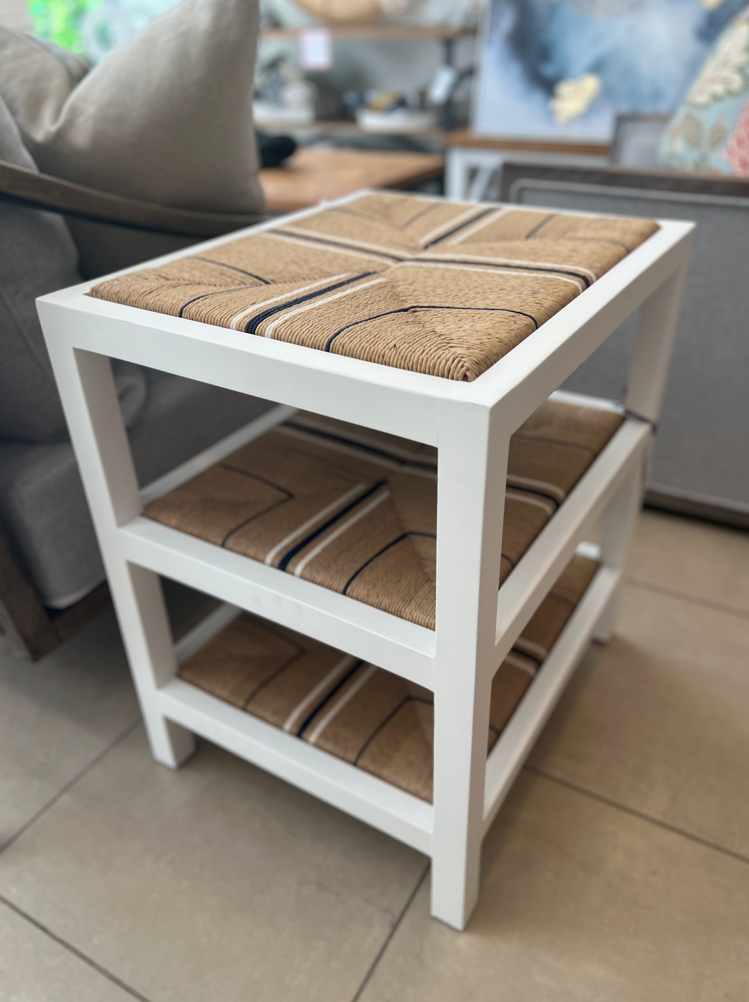 Ex Floorstock - Tommy Woven Side Table- 2 Available