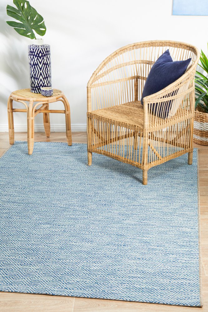 Terrace Indoor / Outdoor Blue Rug