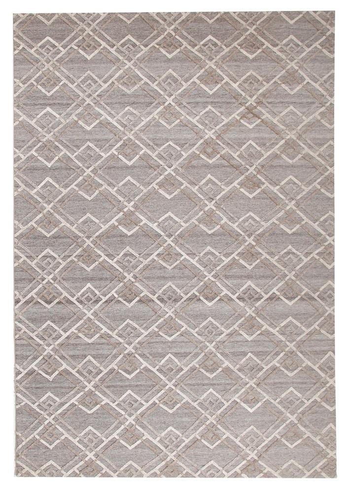 Winter Silver Stream Modern Rug