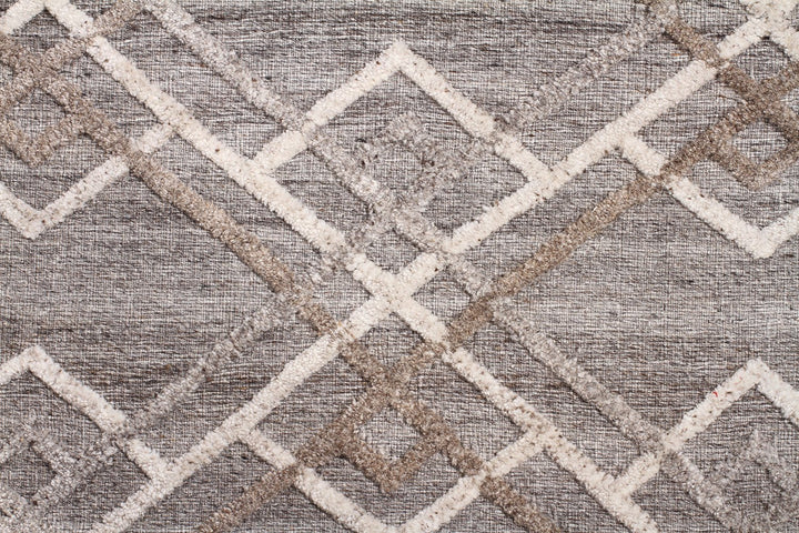 Winter Silver Stream Modern Rug